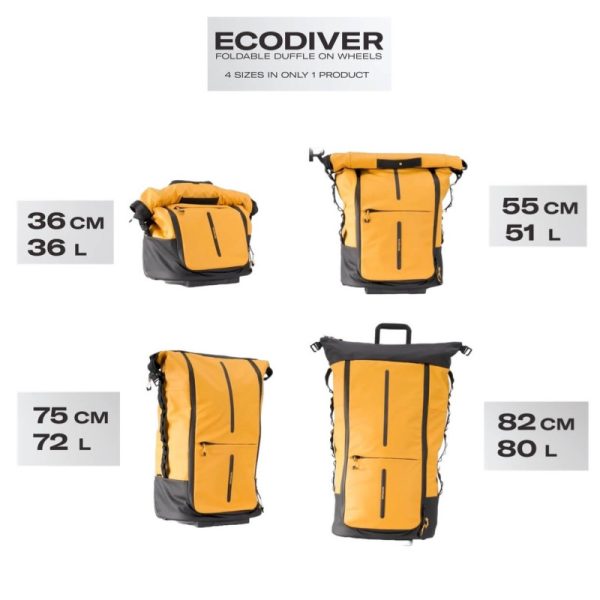 Borsone con ruote pieghevole 4in1 Ecodiver | Samsonite