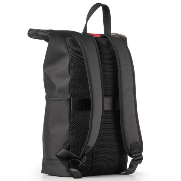 zaino-roll-top-dropinblack-in-gomma-antipioggia-intempo (3) Zaino Roll Top DropInBlack 15" | InTempo